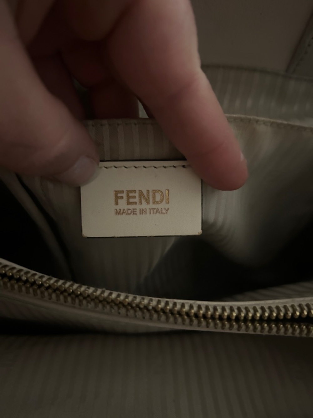 Fendi 2Jours white and rare mint green Medium Tote Bag - Picture 10 of 17